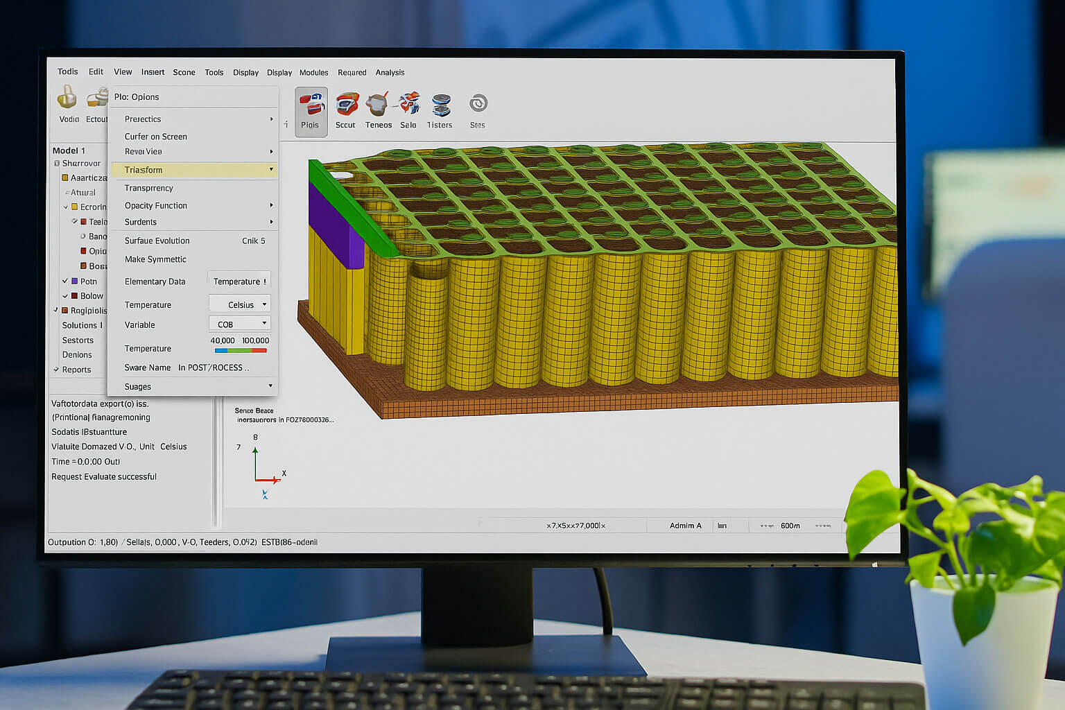 SmartCAE - Altair Hypermesh - Progettazione multi-obiettivo su modello unico